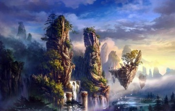 Fantastic Stories Painting - dream world Asian